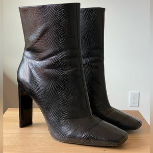 Zara high heel booties
